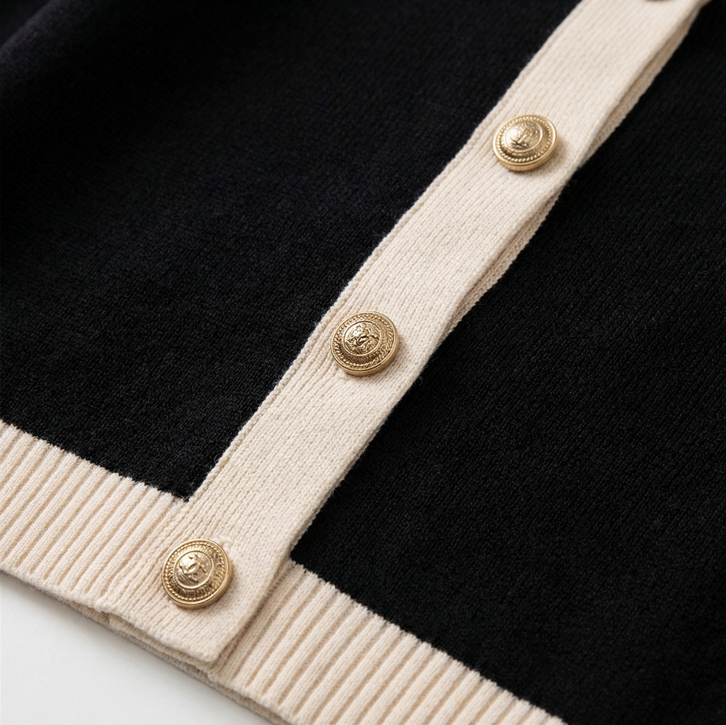 Button Front Knit Cardigan