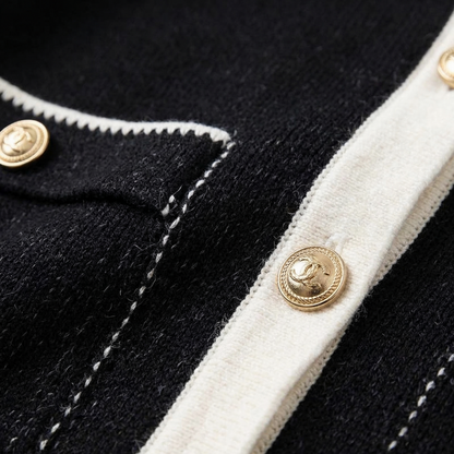 Button Front Knit Cardigan