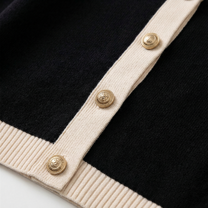 Button Front Knit Cardigan