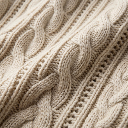 Cable Knit Turtleneck Sweater
