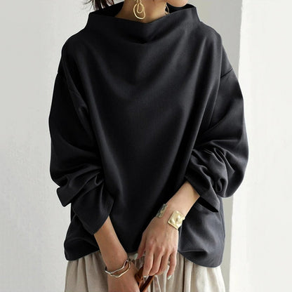Cowl Neck Long Sleeve Top