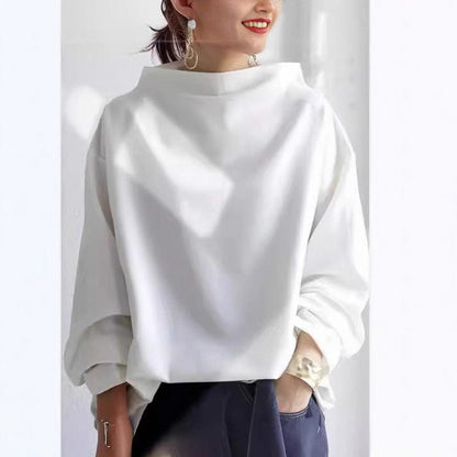 Cowl Neck Long Sleeve Top