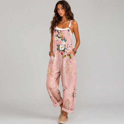 Floral Wide Leg Jumpsuit