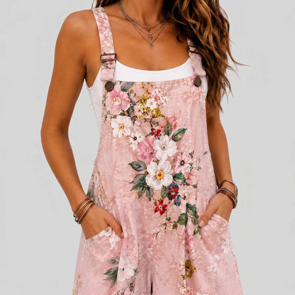 Floral Wide Leg Jumpsuit