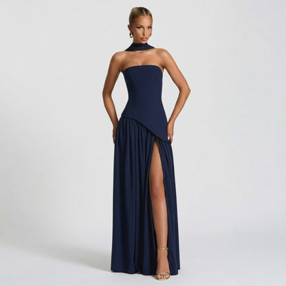 Strapless Corset Maxi Dress