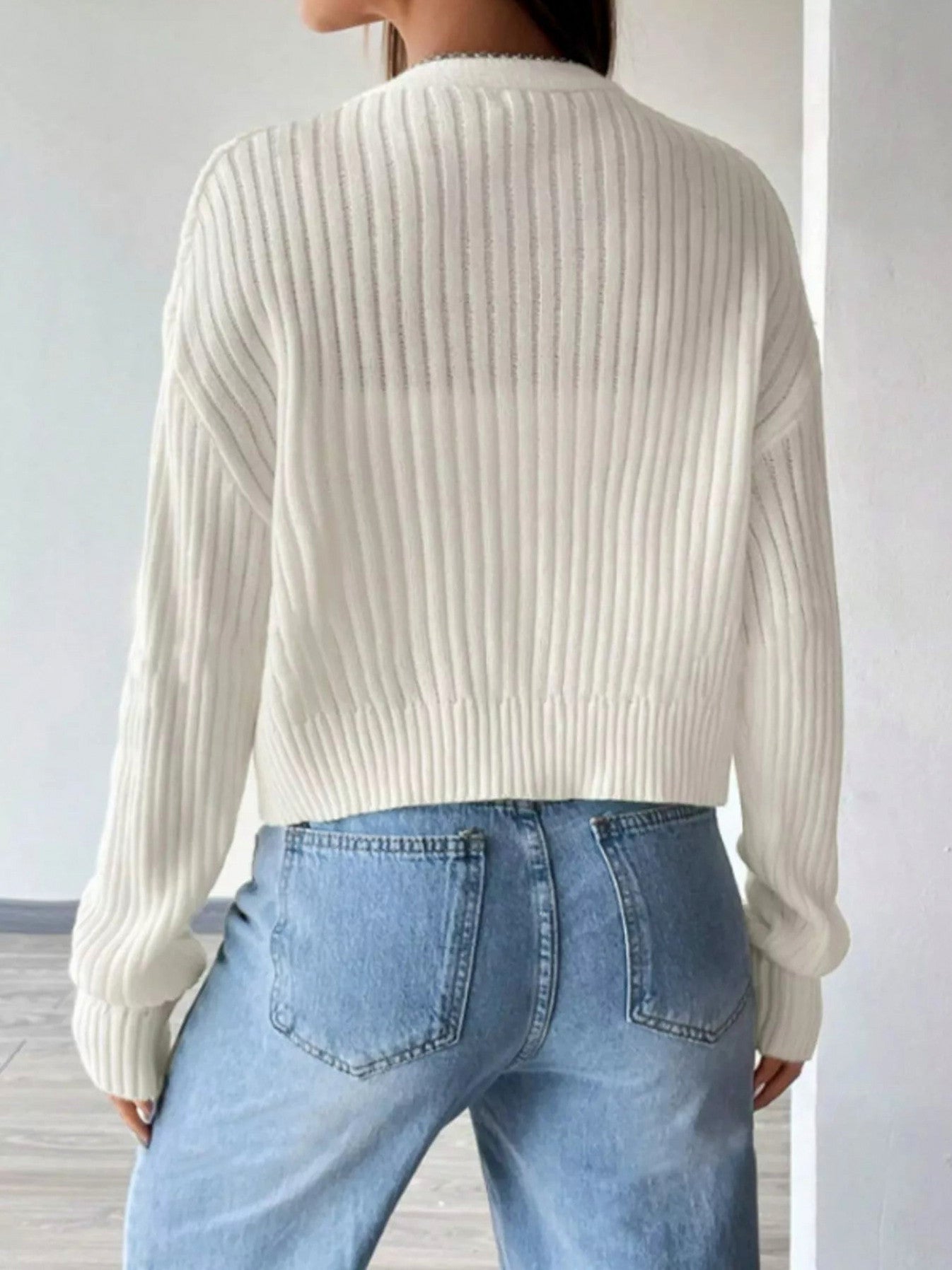 Knit Button Front Cardigan