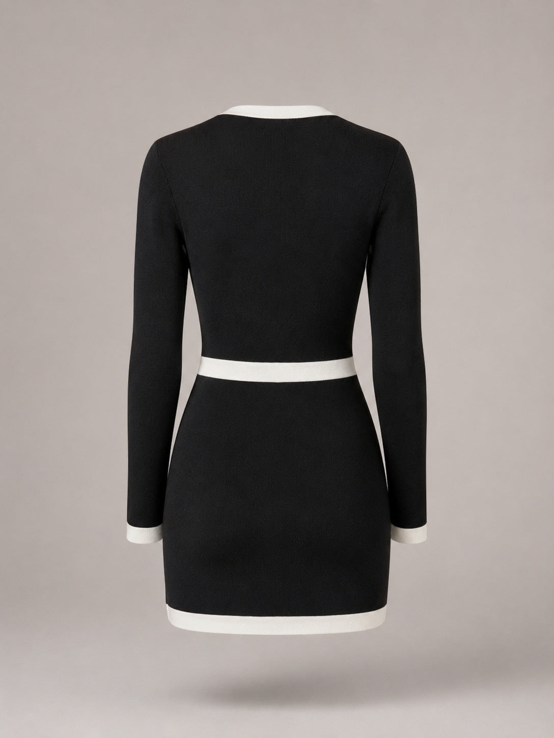 Knit Button Front Sweater Dress
