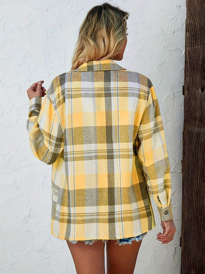 Plaid Button Front Shirt