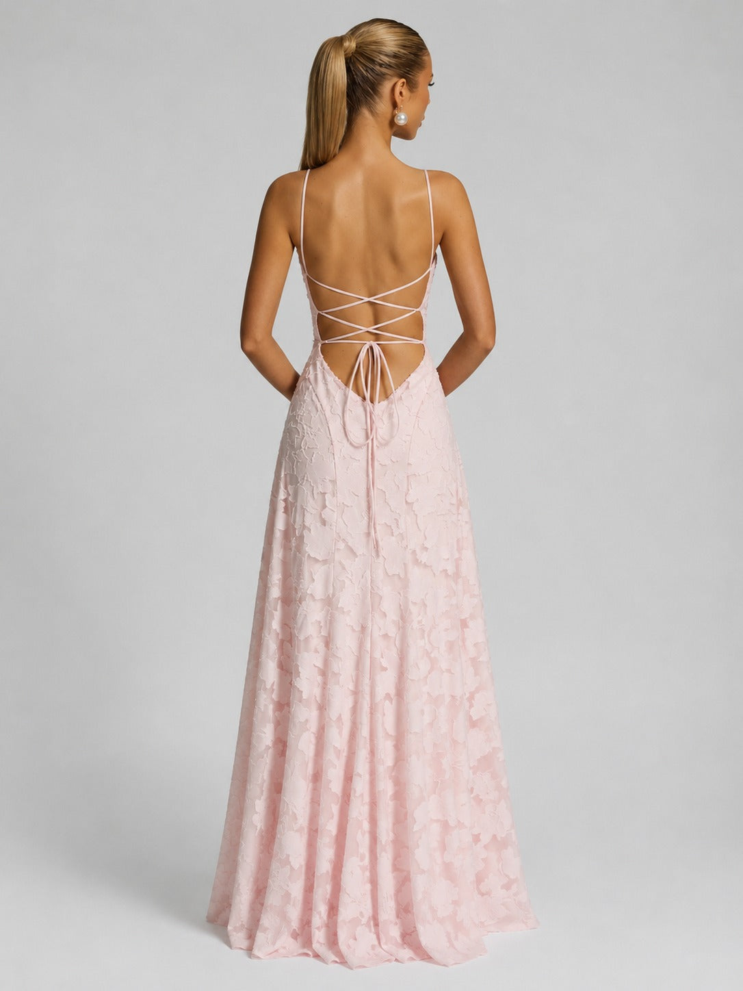 Spaghetti Strap Chiffon Maxi Dress